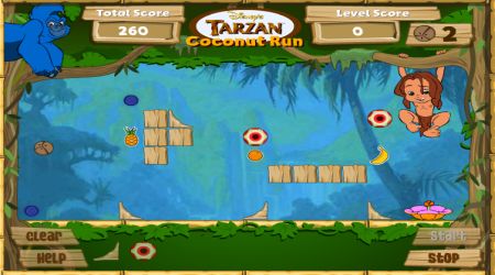 Captura de pantalla - Tarzán: Carrera de cocos